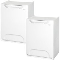 Prosperplast 2 Papeleras de Reciclaje 40L Wellhome Eco-logico Polipropileno