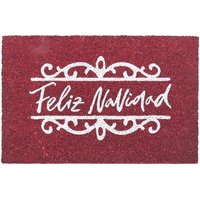 Felpudo de Navidad PLUS HOME con Fibra de Coco Natural - 60x40x1.50cm