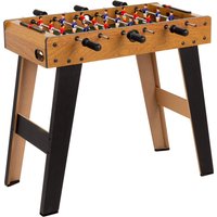 CB Games - Futbolín para niños, con patas, madera resistente, con marcadores manuales, 2-4 jugadores, distintos tamaños, futbolines, infantil, juguetes para niños de 6 años
