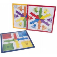 Gerimport Juego parchís para 4 o 6 jugadores juegos de mesa clásicos