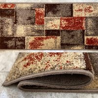ALFOMBRAS IBERIA - Alfombra Pasillo  Pelo Corto Polipropileno y Lavable  Antideslizante  Varias Medidas, Ideales para todo tipo de Pasillos Largos, Pie de Cama, Corredor