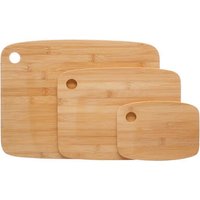 Factory Cuadros - Juego de 3 Tablas de Cortar de Bambú - 3 Tamaños Diferentes