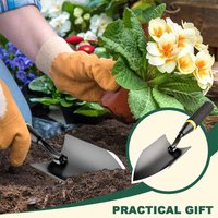 Mini pala multifuncional, herramientas agrícolas, herramienta de jardinería de acero inoxidable, suministros agrícolas, equipo de jardín para azada manual