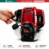 Motor GX35 de cuatro tiempos y un solo cilindro, refrigerado por aire, adecuado para maquinaria agrícola y cortacéspedes.