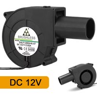Soplador de gran volumen de aire DC 12V 9733 Turbo ventilador 2.85A 5500R/Min estufa de leña para barbacoa estufa de aceite residual estufa de leña ventilador enfriador de refrigeración