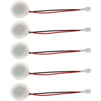 Generador de niebla ultrasónico, 5 piezas, 20mm, 1,7 Mhz, discos de cerámica con alambre y anillo de sellado, accesorios para humidificador