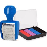 Starplast Sello Rotativo con 12 frases ideales para Bullet Journal con tampón 4 colores