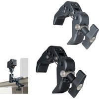 Lanxire Super Abrazadera Cangrejo Multifuncional, Rosca 1/4" para Cámara Digital Action Cam Monitor LED Luz, Accesorios