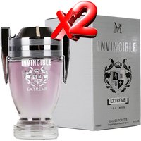 2 UNIDADES Invincible Extreme Eau de Toilette para hombre 100ml Montage Brands Fragancia inspirada en otros perfumes