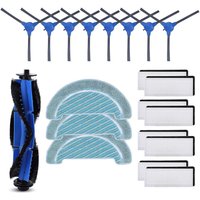 Accesorios de Recambio para Cecotec Conga 1090 1790, 1 Cepillo Principal 8 Filtros Hepa 8 Cepillos Laterales 3 Mopas para Conga
