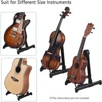 Soporte de Guitarra Plegable Miwayer, Tipo A, Universal, de ABS, para Guitarras Acústicas, Clásicas, Eléctricas, Bajo, Banjo, Ukelele, Portátil