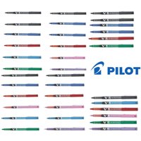 PILOT V5 - Bolígrafos roller con tinta líquida - Punta de aguja Fina para Escritura Suave y Precisa - Secado rápido, antimanchas Pack 6u/12u para elegir colores surtidos -
