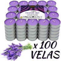 KROWN - Pack 60/100 Velas Perfumadas TeaLights Duración Aproximadamente 4,5 Horas, Velas de Té Aromáticas Baratas Lowcost, Vainilla, Canela, Coco, Floral, Fresa, Fruta Tropical, Frutos rojos del