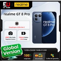 Versión Global realme GT 8 Pro 5G Smartphone Snapdragon 8 Elite Gen 5 CPU 200MP Ultra Clarity Teleobjetivo Cámara 7000mAh Batería 1