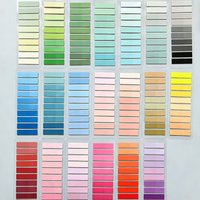 Paquetes de 10/20 Separadores de Índice con Gradiente de Color, Notas Adhesivas de Colores Brillantes para Oficina, Escuela, Organización de Archivos y Marcado de Páginas