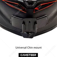 Soporte de barbilla para casco de motocicleta 2026 para GoPro Hero 13 12 11 10 9 Insta360 X5 X4 Ace Pro 2 DJI 5Pro 4 AKASO Accesorios para cámaras
