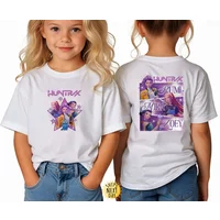 Camiseta de Algodón 100% para Niña 2026, Ropa Infantil, Regalo para Fans de K-Pop Devil Hunter, Top Casual de Moda Infantil Primavera/Verano