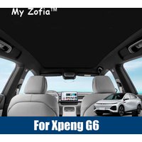 Para Xpeng G6 2024 2025 2026 clip de coche parasoles de techo de cristal parasol delantero trasero techo solar tragaluz parasol accesorios de cortina