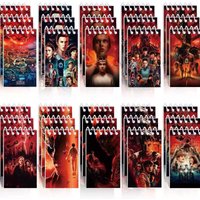 10 Cuadernos Espirales Mini de la Serie de TV de Terror, Estilo Retro de los 80, Libretas de Bolsillo, Recuerdos para Fiestas de Cumpleaños Infantiles, Regalos Escolares