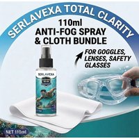 Spray Antivaho de 110 ml, Limpiador de Lentes para Gafas de Natación, Máscara de Buceo, Casco de Esquí VR, Espejos, Visión Clara