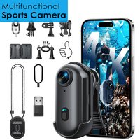 Cámaras de acción 4K FHD 1080P para deportes al aire libre, cámara para casco de motocicleta, mini cámara para bicicleta, cámara corporal para grabar videos.