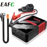 EAFC 4 en 1 bomba de 150PSI compresor de aire arrancador de batería 8000mAh banco de energía 1200A batería de emergencia Boost inflador de neumáticos Digital