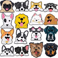Pin esmaltado de perro de dibujos animados Kawaii, alfileres de solapa para cachorros, mochilas, insignias de Pug Samoye, broche de Corgi, regalos de joyería para amigos