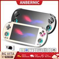 Consola de Juegos Portátil ANBERNIC RG VITA, Pantalla Táctil IPS de 5.46 Pulgadas, Android, 5000 mAh, Multiemulador, Reproductor de Juegos Portátil, WIFI 5, Transmisión de IA