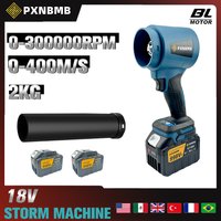 PXNBMB 300000RPM sopladores Turbo eléctricos sin escobillas ventilador de chorro 400 M/S soplador de hojas de mano soplado de polvo para pines de batería Makita de 18V