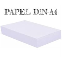 Folio Blanco Din A4 80gr, Papel Impresora 500 Hojas, Papel Blanco Premium para Impresora Multifunción, para Uso de Oficina, Material Escolar, Paquete de Impresión Multiusos