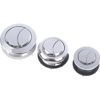 Botón de tanque de inodoro de doble descarga, forma redonda, botones de descarga dobles, accesorios de baño, 70mm/57mm/47mm, 1 ud.
