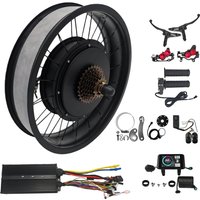 Kits de Conversión de Ruedas de Alta Potencia de 48V-72V 20/24/26x4.0 Pulgadas 3000W-5000W para Bicicletas de Nieve y Fatbikes