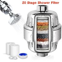 Elemento filtrante de grado 15-20, purificación de agua, purificador de agua para el hogar, juego de filtros de ducha, baño para eliminar cloro Residual
