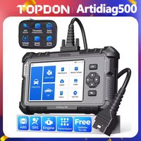 Escáner de Diagnóstico Automotriz TOPDON ArtiDiag500, 4 Sistemas, 6 Funciones de Reinicio, OBD2, Reinicio de SAS/TPMS/BMS/EPB, Herramienta de Diagnóstico para Automóviles, Actualización Gratuita