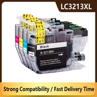 Cartuchos de tinta compatibles LC3211 LC3213 para impresora Brother LC 3213 XL DCP-J572DW DCP-J772DW DCP-J774DW MFC-J491DW J497