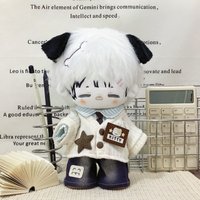 Conjunto de Ropa para Muñeca de 20 cm, Super Lindo, Estilo Kawaii, de Algodón, Disfraz de Felpa Suave para Muñecas de Peluche de 20 cm