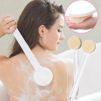 Cepillo de espalda con mango largo para ducha, cerdas suaves, cepillo exfoliante corporal, cepillo para la salud de la piel, cepillo para la espalda, accesorios de baño