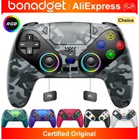 Controlador para Playstation 5 PS5/PS5 Pro/Slim/PC, Gamepads con Efecto Hall RGB, Joystick Inalámbrico para Juegos con Programación Marco/Turbo