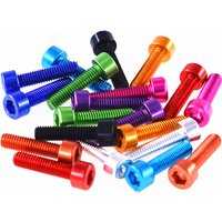 10 tornillos de aluminio DIN912 con cabeza hexagonal M3 M4 M5 M6*6/8/10/12/16/20/25, tornillos de aluminio de colores con cabeza cilíndrica