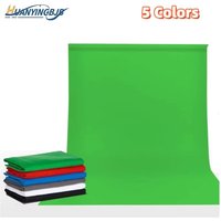 Fondo para fotografía telón de fondo blanco/negro/azul/verde pantalla Chroma Key muselina estudio sesión de fotos telón de fondo papel de tela