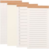 Blocs de notas portátiles de campo, libretas pequeñas de 50 hojas, cuadernos de bolsillo, libro de notas para hacer lista, organizador, planificador diario para el trabajo y la Oficina, 4/8 Uds.