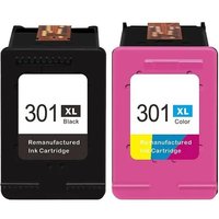 Cartuchos de tinta Compatible para HP 301 XL 302XL 304XL 305XL 21XL 22XL 62XL  Compatible con impresoras de inyección de tinta HP（1Negro Y 1Color ）