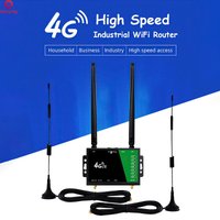 Router CPE 4G LTE, Módem WiFi de Alta Velocidad de 300 Mbps, 2 Antenas Desmontables, 2 Puertos LAN y 1 Ranura para Tarjeta SIM