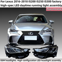 Accesorios para Automóviles Lexus 2016-2018 IS200 IS250 IS300, Conjunto de Luces LED de Circulación Diurna de Alta Configuración de Fábrica
