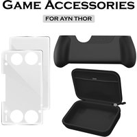 Accesorios para consolas de juegos, pantalla de vidrio templado para AYN THOR, funda protectora, bolsa de almacenamiento, múltiples opciones disponibles