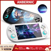 Consola de Juegos Retro Portátil Anbernic RG VITA Pro, Pantalla Táctil IPS de 5.5 Pulgadas y 1920*1080, Reproductor de Videojuegos Android de 5000 mAh, AI 1080p DP