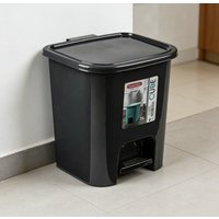 Cubo de basura con pedal 7.5L, papelera compacta y elegante para baño, cocina u oficina, diseño moderno y práctico, disponible en varios colores