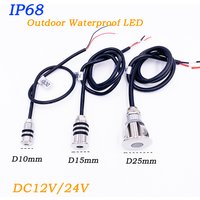 Mini Lámpara LED Sumergible IP68 de Acero Inoxidable para Piscina, DC12V 24V, Foco Pequeño para Escaleras, Pasillos, Jardín, Terraza, Luz Subterránea