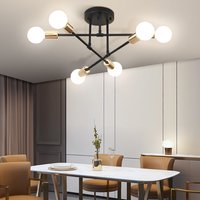 Lámpara Colgante LED 2026, Iluminación de Techo, Lámpara de Plafón Larga, para Cocina, Comedor, Sala de Estar, Decoración del Hogar, E27