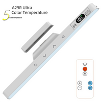 Lámpara de mesa táctil, lámpara de escritorio magnética, batería recargable integrada para gabinete de lectura, espejo, mesita de noche, luces nocturnas recargables